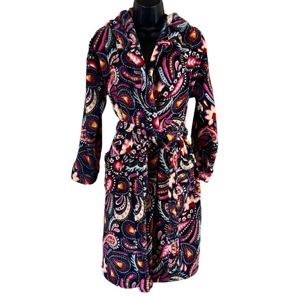 Vera Bradley Beautiful Plush Paisley Print Robe